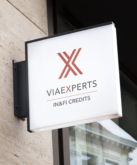 Façade du cabinet de conseil en recherche de financements ViaExperts IN&FI Crédits
